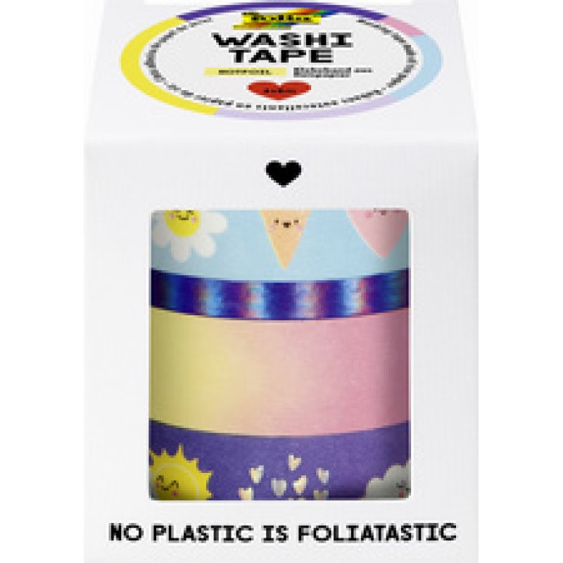 folia Ruban adhésif décoratif Washi-Tape HOTFOIL WILDLIFE