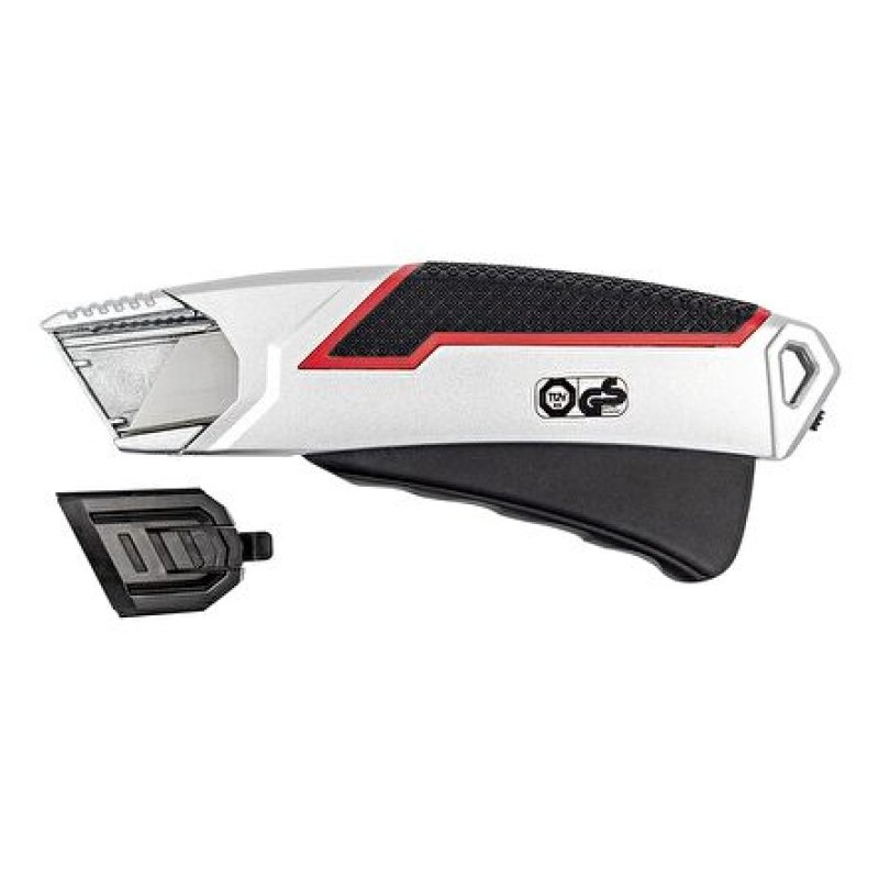 WEDO Cutter de sécurité PLUS 837, lame: 19 mm, noir/argent