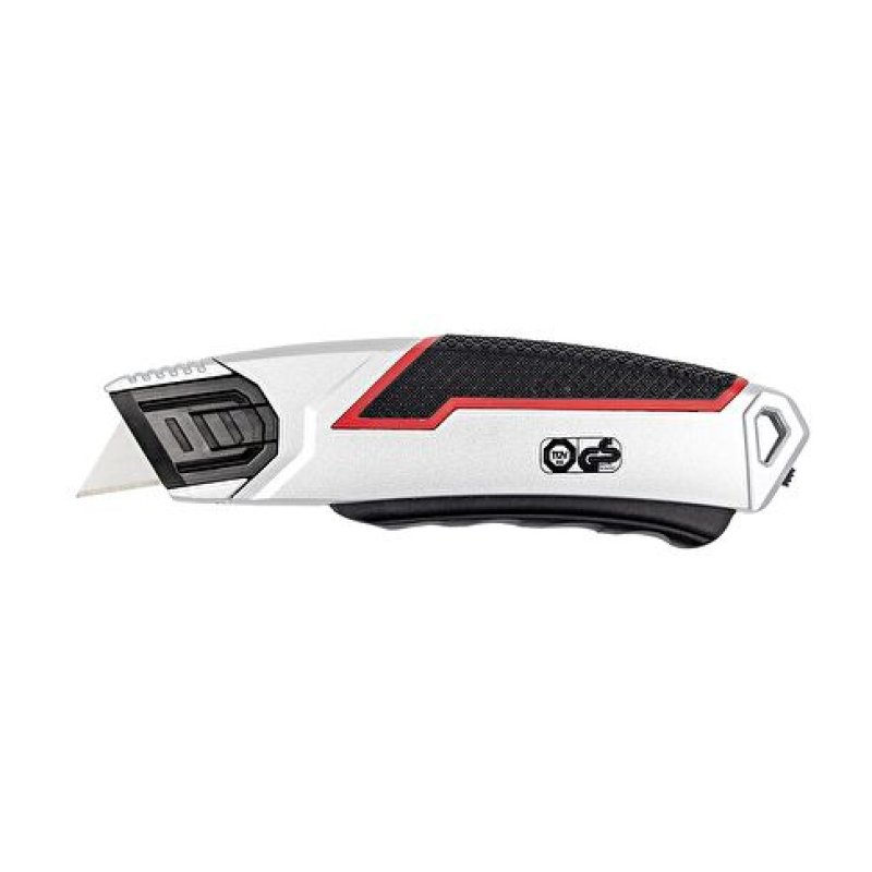 WEDO Cutter de sécurité PLUS 837, lame: 19 mm, noir/argent