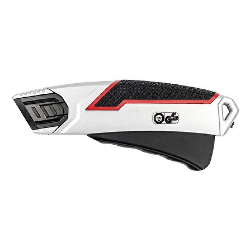 WEDO Cutter de sécurité PLUS 837, lame: 19 mm, noir/argent