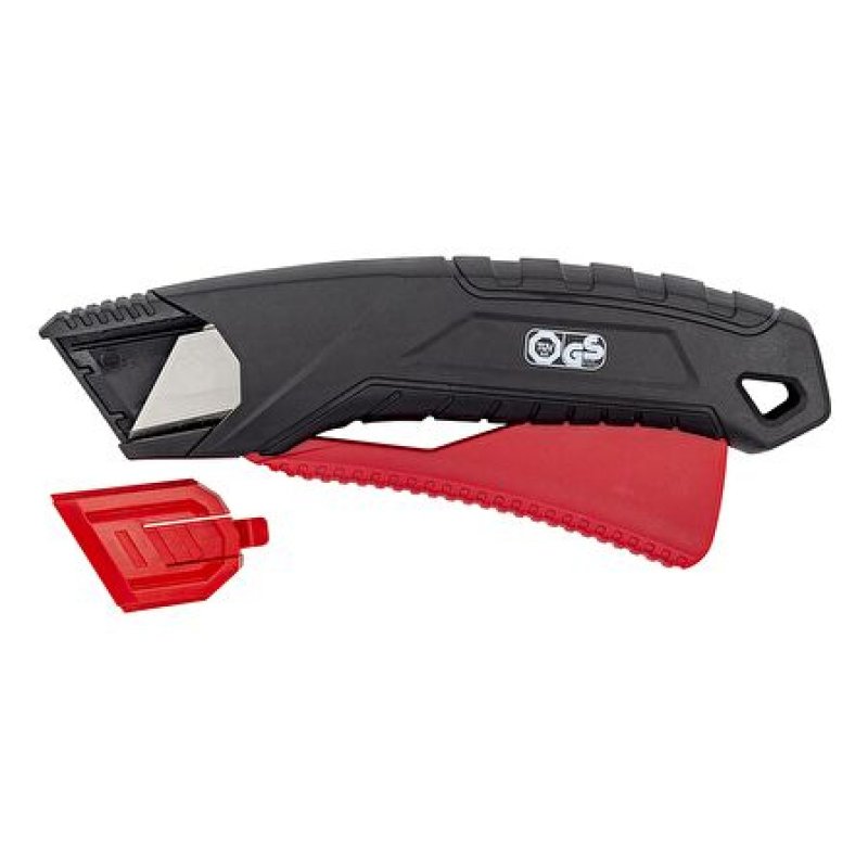 WEDO Cutter de sécurité PLUS 839, lame: 19 mm, noir/rouge