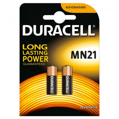 DURACELL Pile de sécurité, Alcaline, MN21, blister de 2