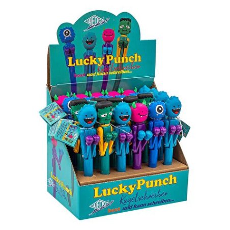 WEDO Stylo à bille monstre "Lucky Punch", assorti