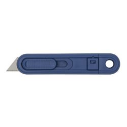 WEDO Cutter de sécurité MetDetec 811, lame: 19 mm, bleu