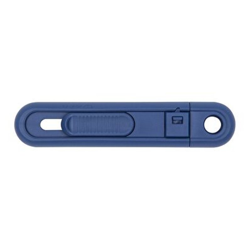 WEDO Cutter de sécurité MetDetec 811, lame: 19 mm, bleu