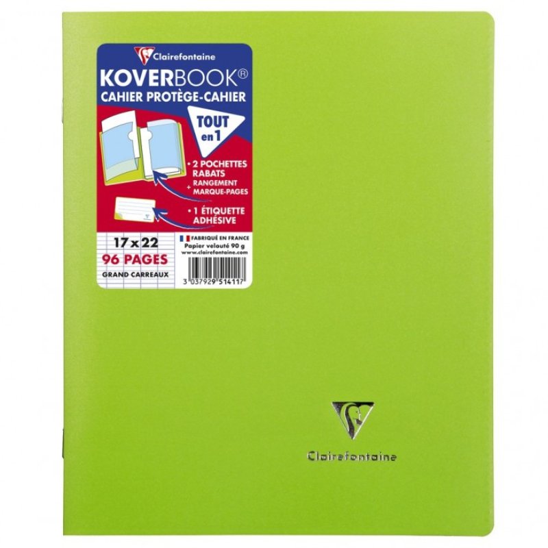 Clairefontaine 951411C bloc-notes 48 feuilles Couleurs assorties