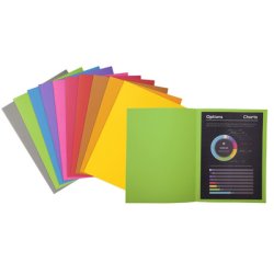 EXACOMPTA Chemises ROCK'S, A4, bleu royal