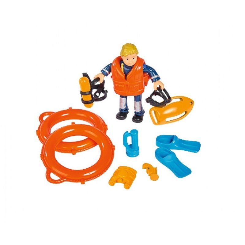 Feuerwehrmann Sam Neptune Boot mit Figur