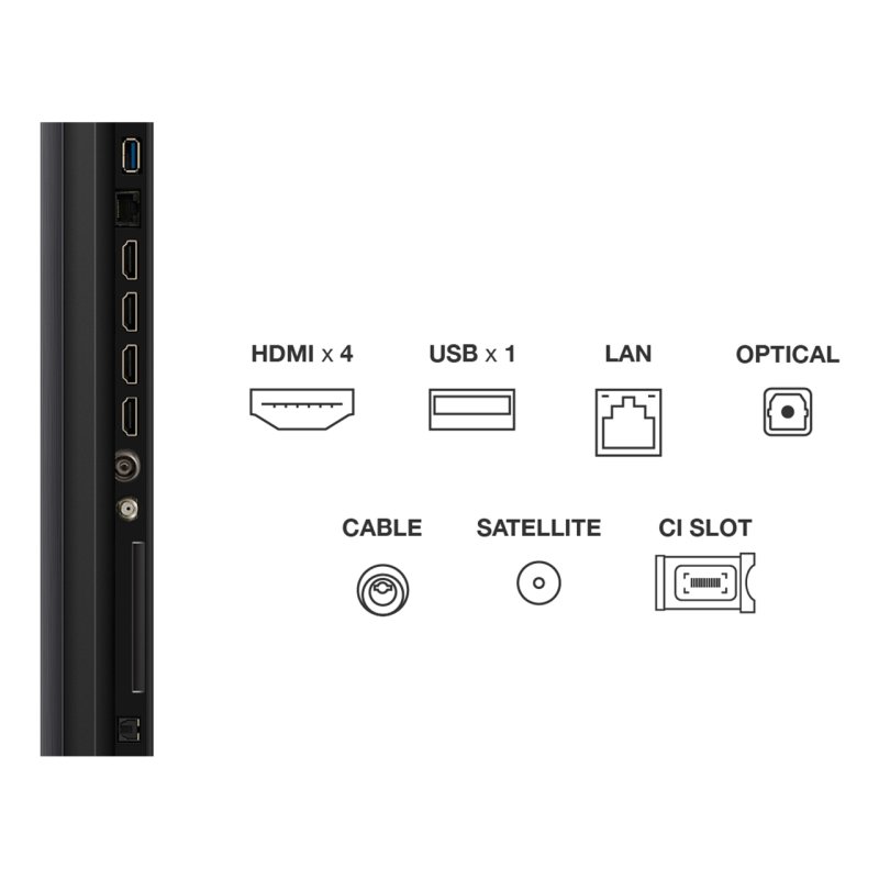 TCL 65C7K TV 165,1 cm (65") 4K Ultra HD Smart TV Wifi Métallique 2600 cd/m²