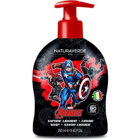 Naturaverde Kids Marvel Avengers Liquid Soap for Children Captain America with Calendula and Chamomile Extracts 250ml