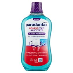Parodontax Mouthwash For Strong Protected Gums With Hyaluronic Acid And Peppermint 500 Ml
