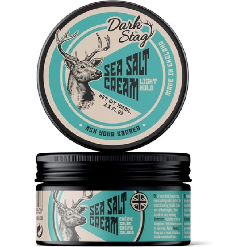 Dark Stag Sea Salt Cream Light Hold Professional Hair Styling Cream