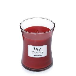 Woodwick Medium Hourglass Scented Candle Cinnamon Chai with Crackling Wick - Burn Time Up to 60 Hours
