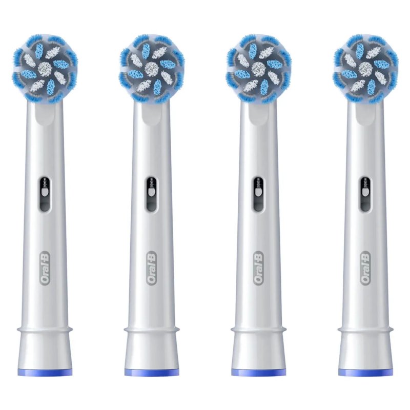 Oral-B Pro Sensitive Clean Electric Toothbrush Head X-Shaped Extra Soft Bristles - Pack of 4