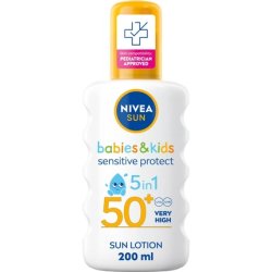 Nivea Sun Kids Sensitive Protect & Care Sunscreen Spray SPF 50 200ml