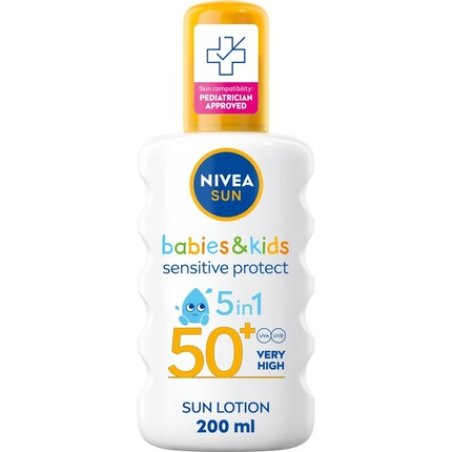 Nivea Sun Kids Sensitive Protect & Care Sunscreen Spray SPF 50 200ml