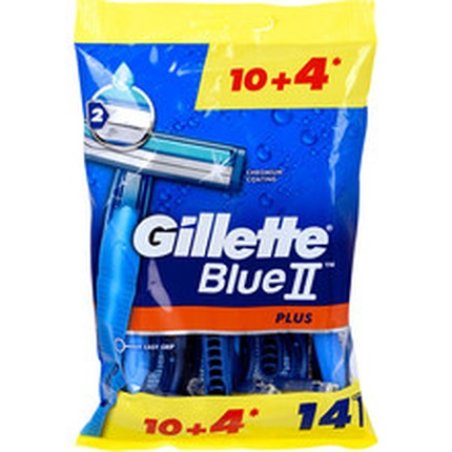 Gillette Blue 2 Plus Men's Disposable Razors - Pack of 10 (4 pcs)