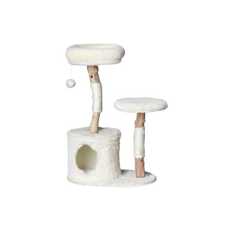 Nordic paws - Scratching Tree Wildwood 1 - White - 60 x 40 x 92 cm