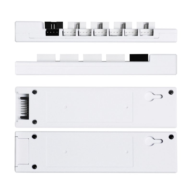Lian Li EDGE HUB, 4x USB, 6x PWM - weiß