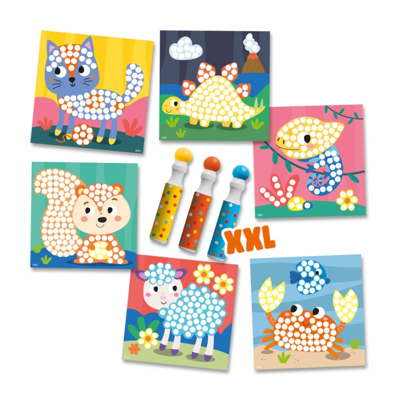 SES Creative - Dot Markers - 3 Colours XXL - (S14602)