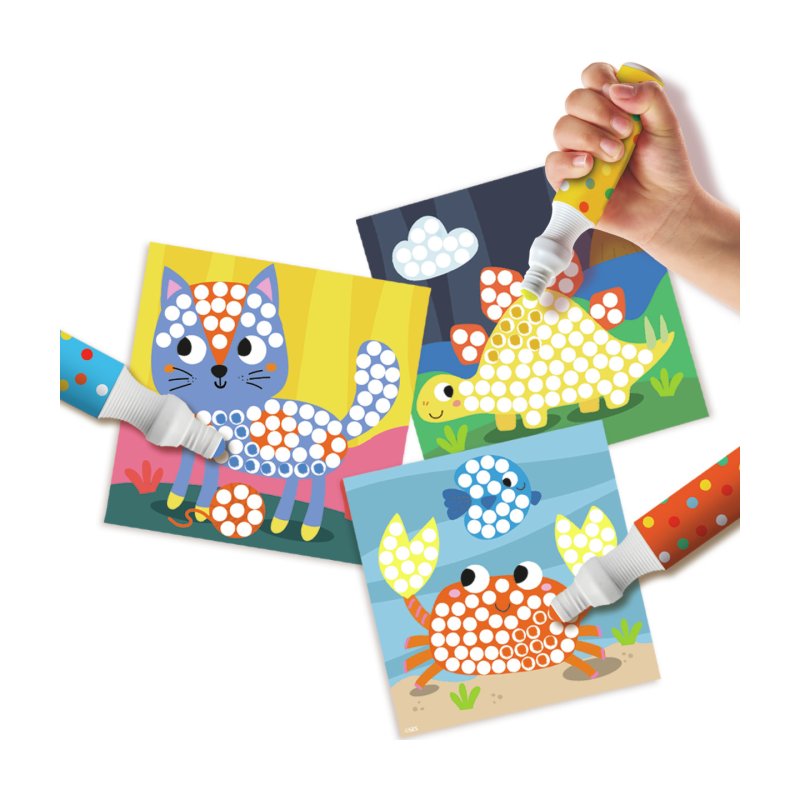 SES Creative - Dot Markers - 3 Colours XXL - (S14602)