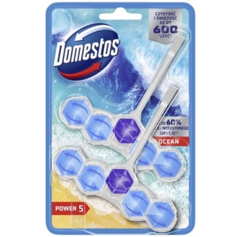 Domestos Toilet Bowl Cleaner Ocean 2 X 50 Grams