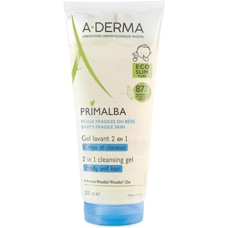 Primalba Gel lavant 2 en1 corps et cheveux 200ml
