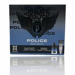 Police Gift Set Men's Perfume Eau De Toilette Spray 100ml Shower Shampoo 100ml