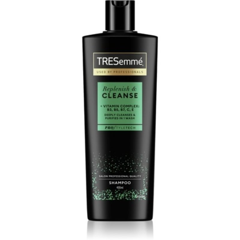 TRESemme Replenish & Cleanse Shampoo for Oily Hair 400 ml with Pro Style Technology and Vitamins