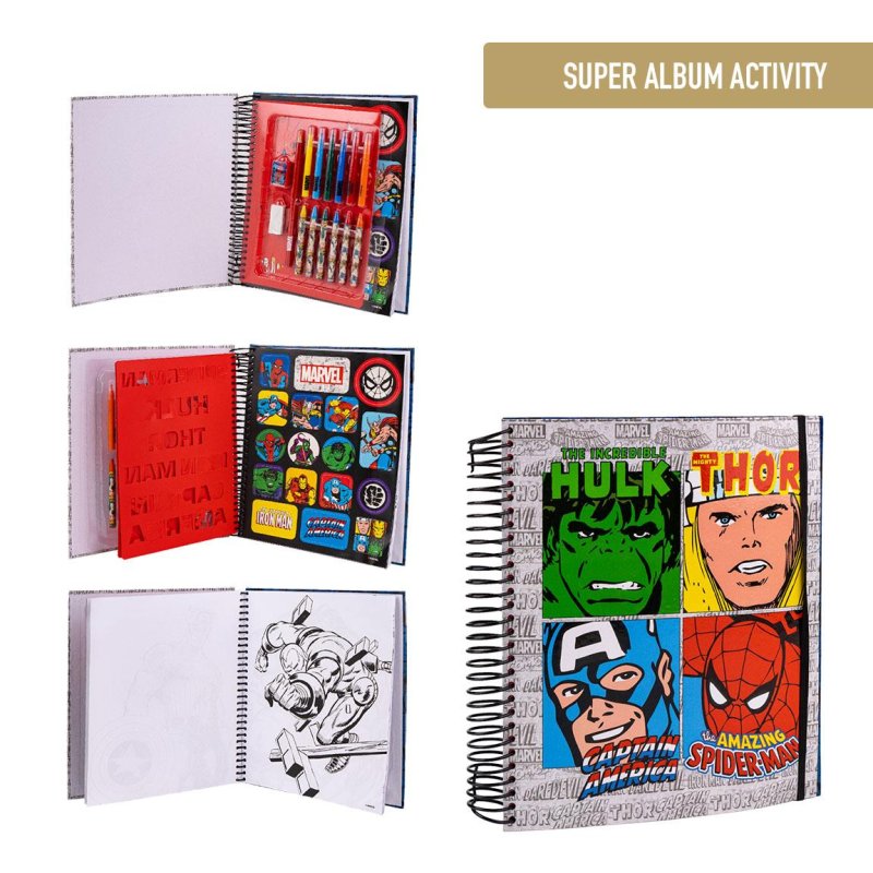 Cerda - Super Activity Album Colourful, Marvel (I-2700000851)