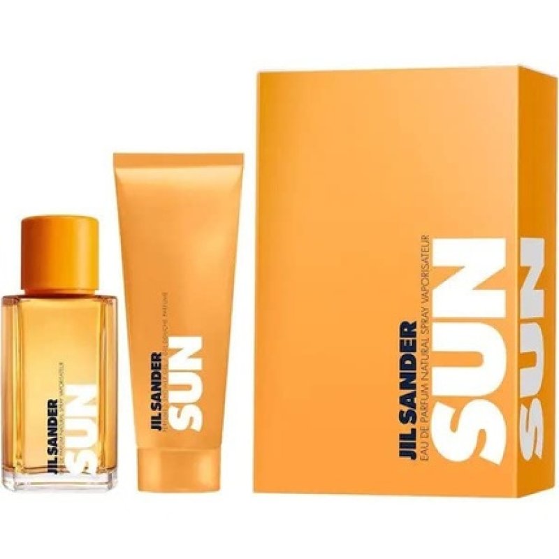 Jil Sander Sun for Women Eau de Parfum Gift Set 2.5oz Spray 2.5oz Shower Gel 75m