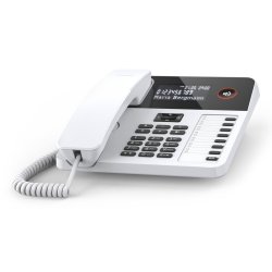 Gigaset DESK 600 Analog telephone Caller ID White