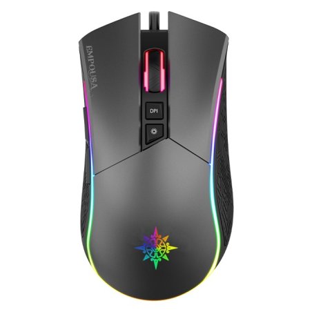 INCA Gaming Maus IMG-GT19 4800 DPI. RGB. 7 Tasten. USB. SW retail