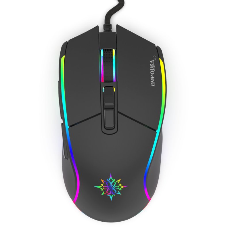 INCA Gaming Maus IMG-GT16 6400 DPI. RGB. 7 Tasten. USB. SW retail