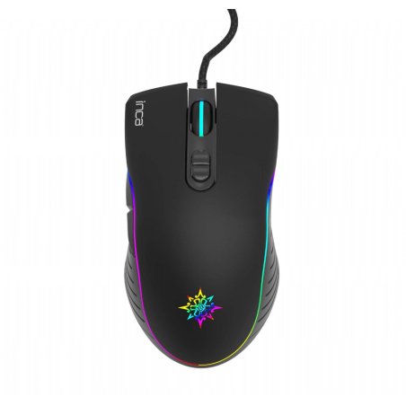 INCA Gaming Maus IMG-GT15 4800 DPI. RGB. 7 Tasten. USB. SW retail