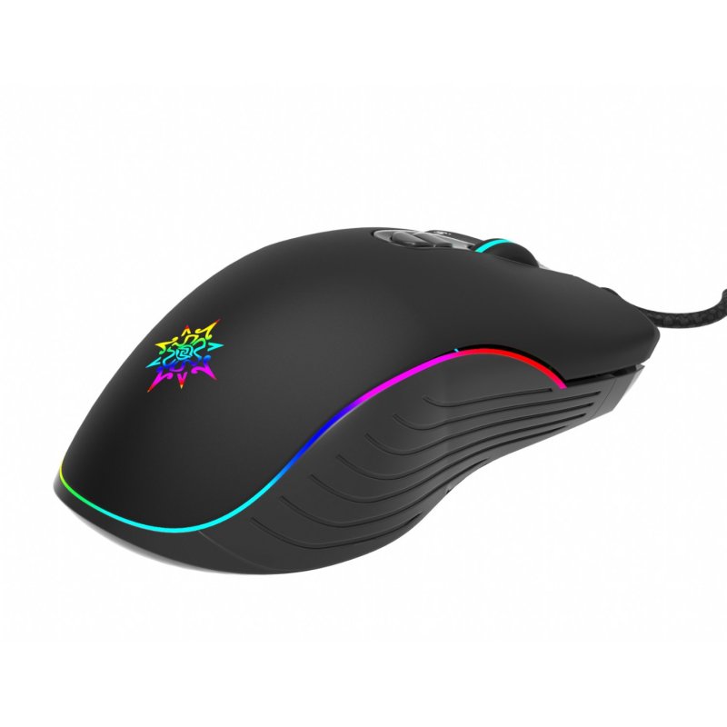 INCA Gaming Maus IMG-GT15 4800 DPI. RGB. 7 Tasten. USB. SW retail