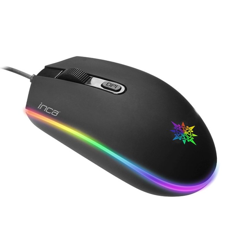 Inca IMG-GT13 souris Jouer Ambidextre USB Type-A 1200 DPI