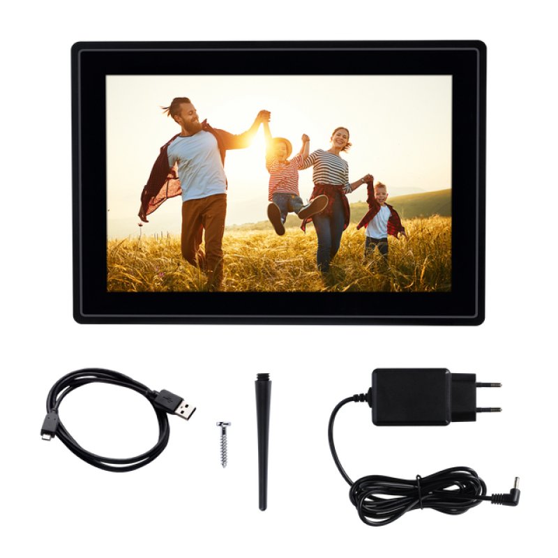 Rollei - Smarter picture frame - 10 Diagonal - WiFi - App Control - Model 106 Portable - 10.1 inches - black or white