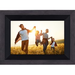 Rollei - Smarter picture frame - 10 Diagonal - WIFI - App Control - Wood frame - Model 105 - 10.1