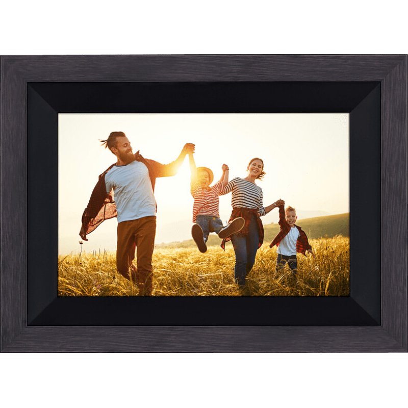 Rollei - Smarter picture frame - 10 Diagonal - WIFI - App Control - Wood frame - Model 105 - 10.1