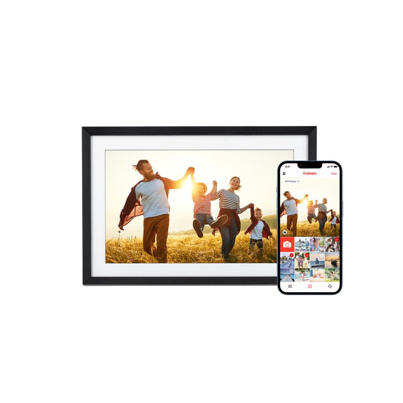Rollei - Smarter picture frame - 10 Diagonal - WiFi - App Control - Atmosphere Light - Model 104 - 10.1-inch