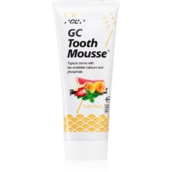GC Tooth Mousse 35 ml - Protective Remineralizing Cream for Sensitive Teeth, Fluoride-free, Tutti Frutti Flavor