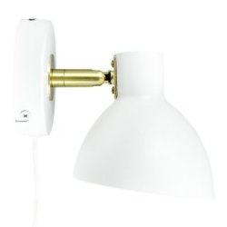 Dyberg-Larsen - Lily Wall Light - White/Brass