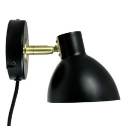 Dyberg-Larsen - Lily Wall Light - Black/Brass