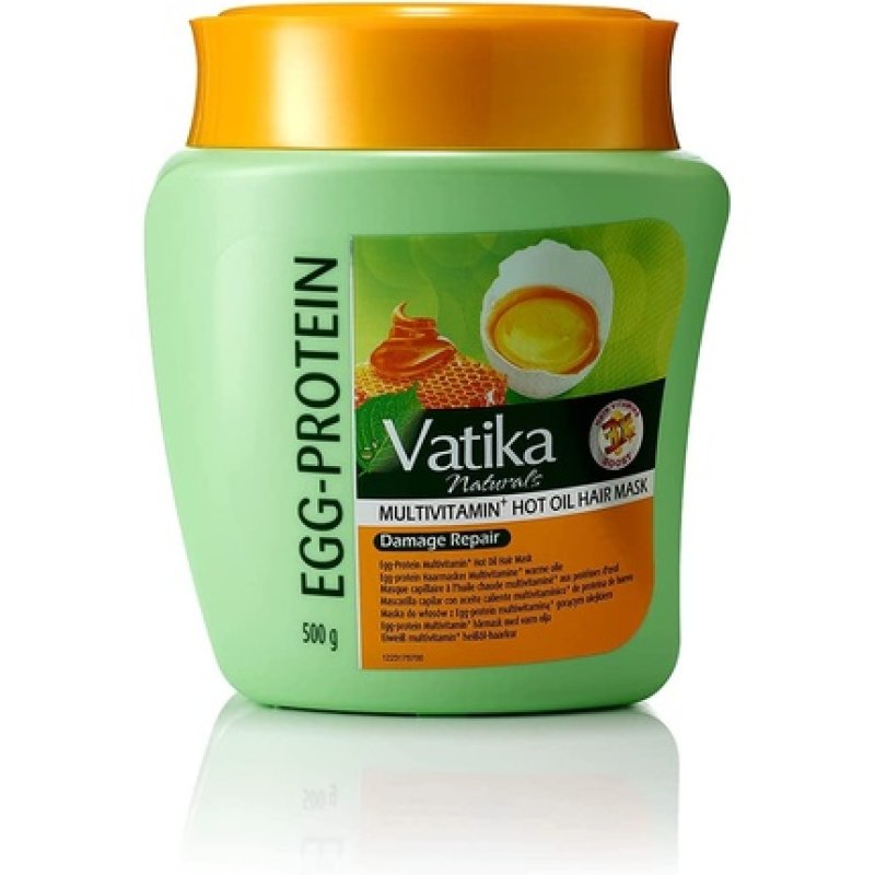 Vatika Naturals Egg Protein Deep Conditioning Hair Mask 500g - Goodness of Natural Egg for Conditioning, Repairing, and