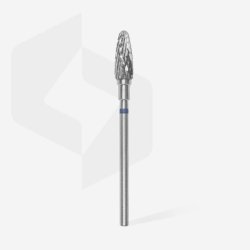 Staleks Pro Carbide Nail Drill Bit Corn Type Blue Hardness 5mm Head Diameter