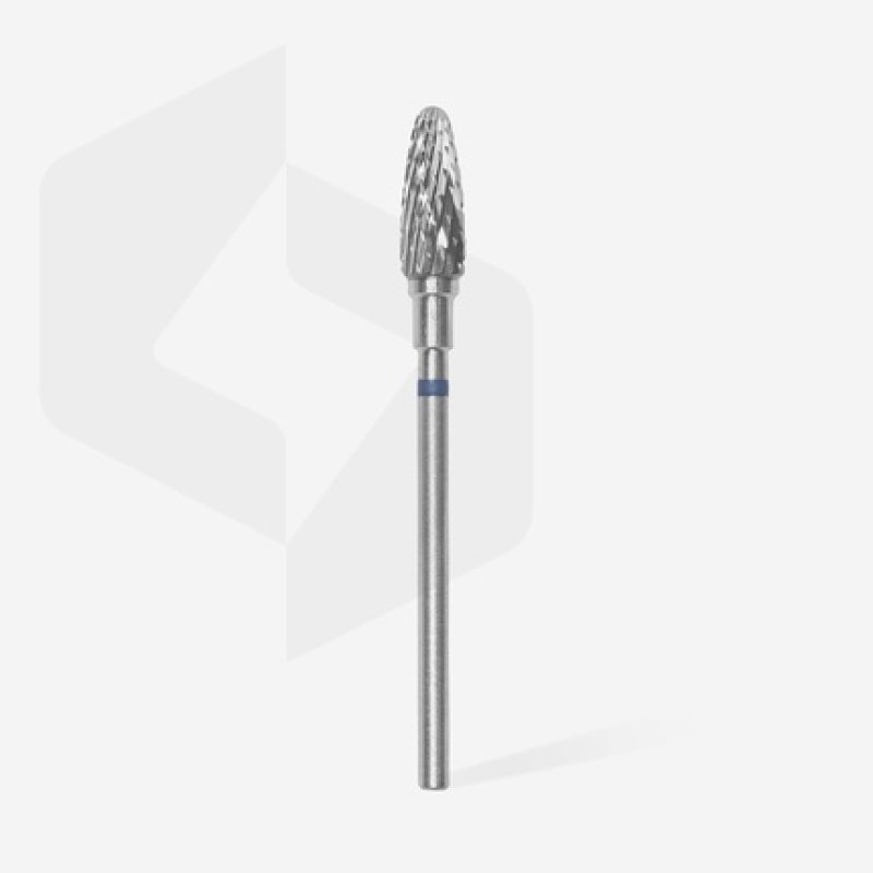 Staleks Pro Carbide Nail Drill Bit Corn Type Blue Hardness 5mm Head Diameter