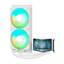 TRYX PANORAMA Komplett-Wasserkühlung, ARGB - 280 mm, weiß