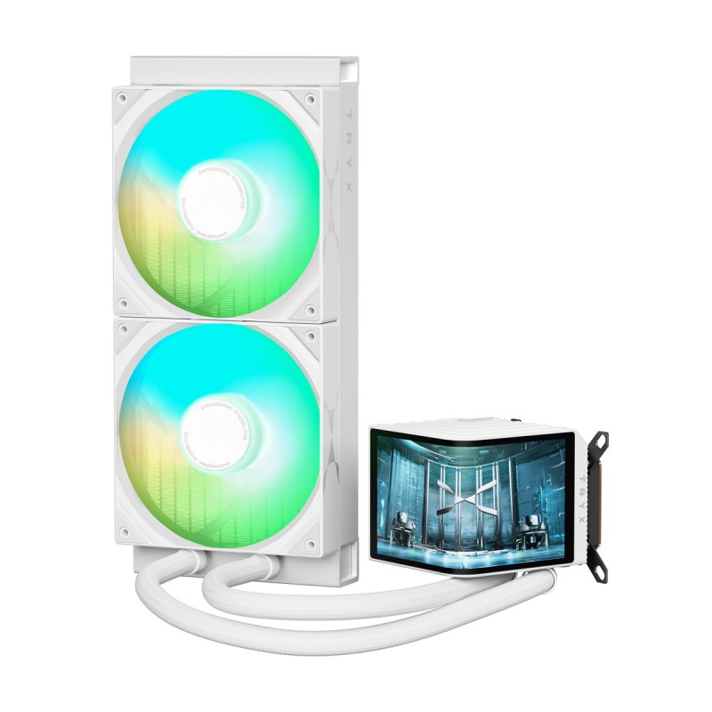 TRYX PANORAMA Komplett-Wasserkühlung, ARGB - 280 mm, weiß