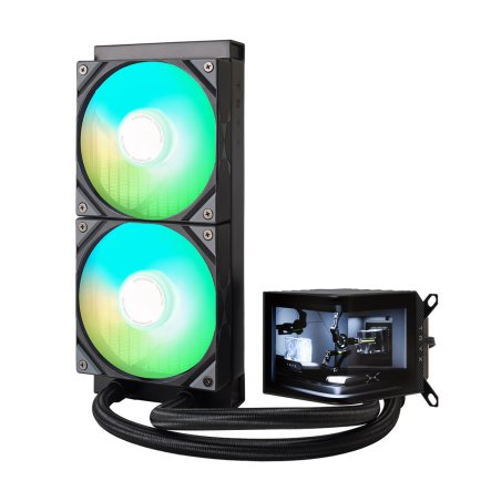 TRYX PANORAMA Komplett-Wasserkühlung, ARGB - 240 mm, schwarz